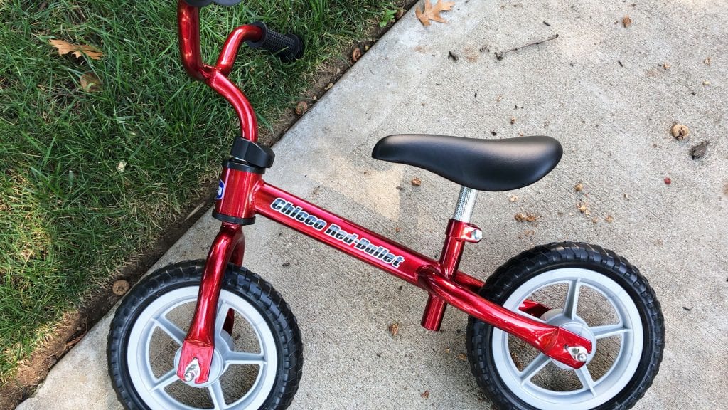 chicco red bullet balance bike review