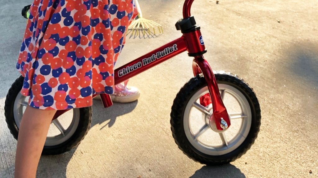 chicco red bullet balance bike review