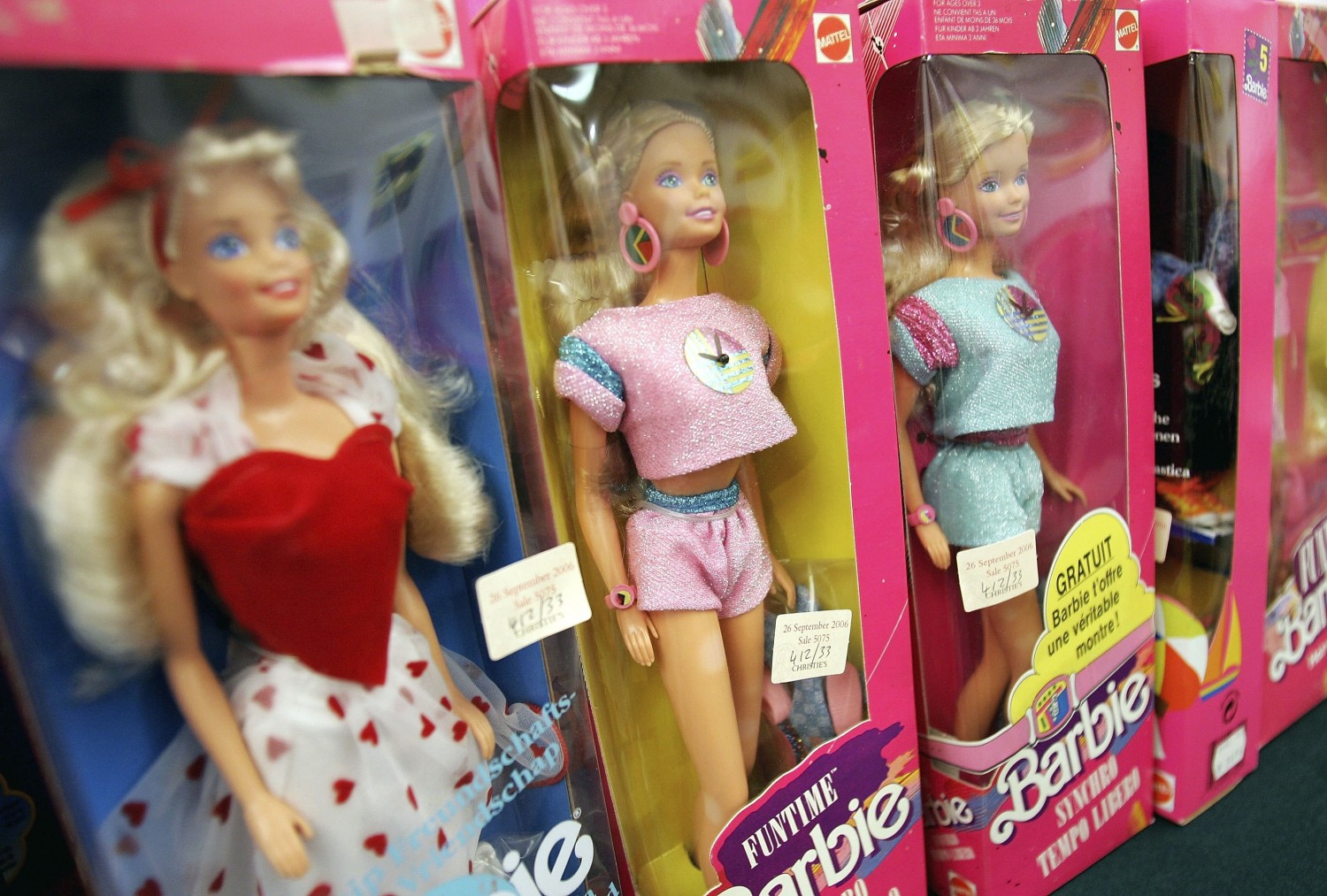 1980s holiday barbies