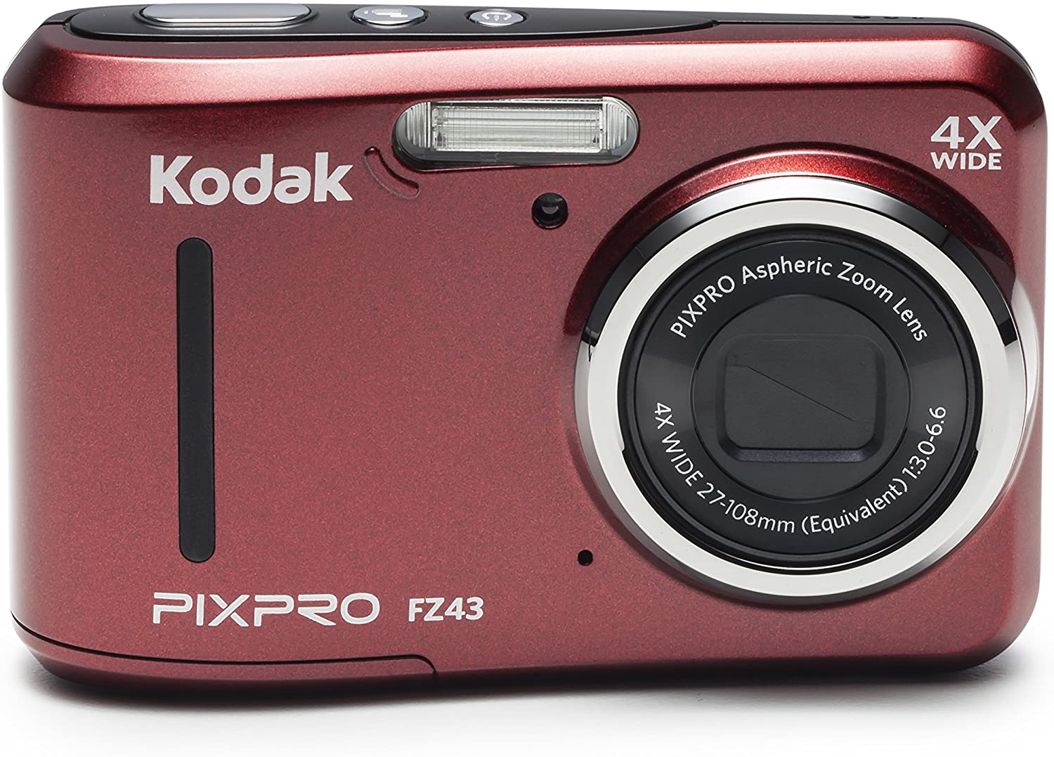 Kodak Fz43-rd Pixpro Friendly Zoom 16mp Digital Camera