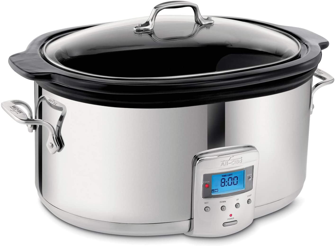 TaoTronics Slow Cooker, 6 Quart Portable Programmable Slow Cooker with  Digital Countdown Timer, Delay Start, LCD Display, for Family Dinner, Batch  Cooking 