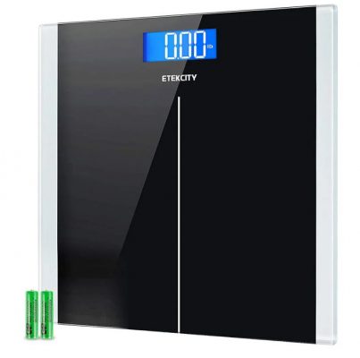 Etekcity Tempered Glass Anti-Skid Bathroom Scale