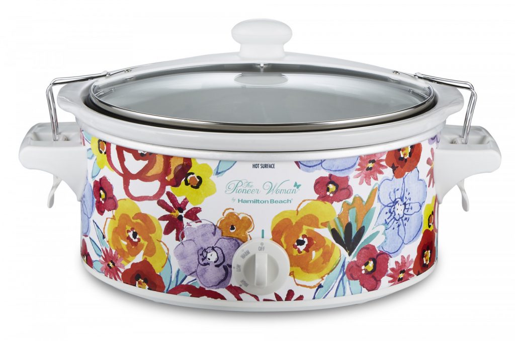 pioneer woman 6 quart portable slow cooker fiona floral