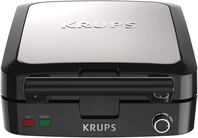 KRUPS Adjustable Dishwasher Safe Waffle Maker