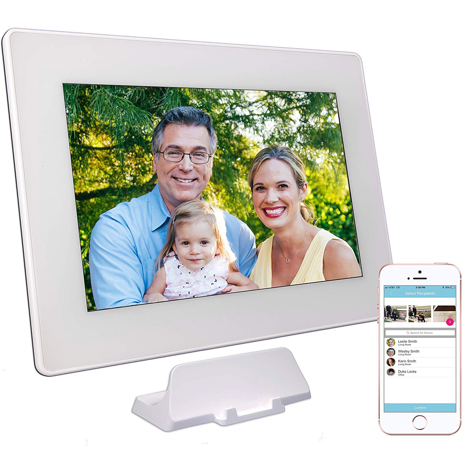 Photospring 10 Inch Wifi Cloud Digital Picture Frame