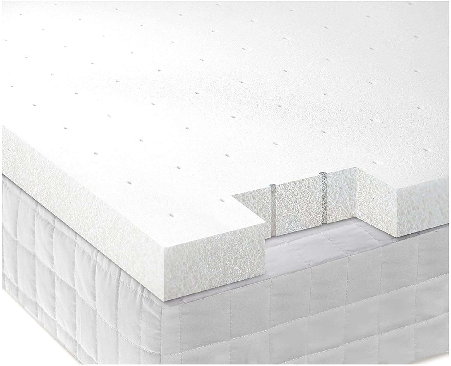 threshold ventilated memory foam mattress topper