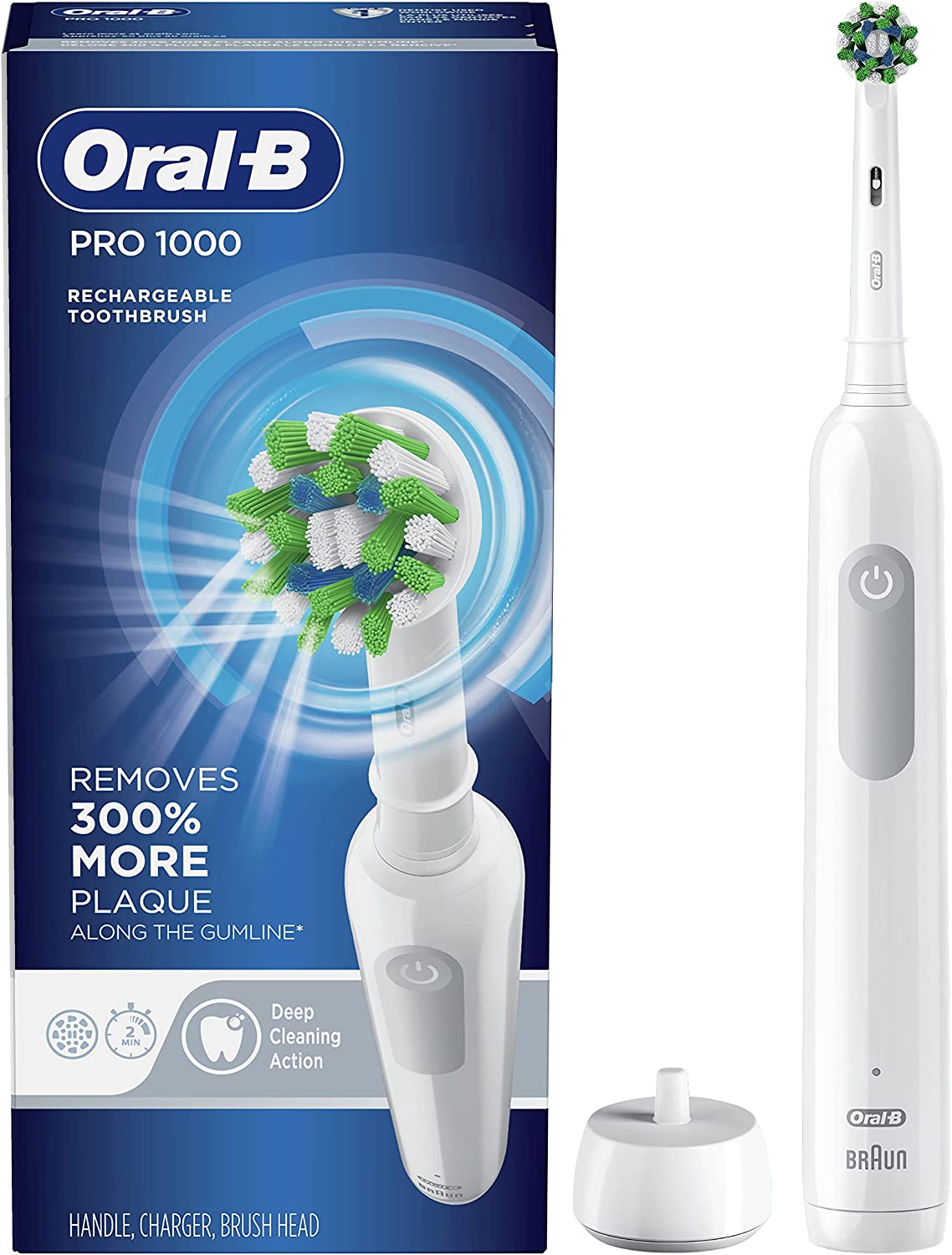 Pro 1000 Battery Powered Electric Toothbrush