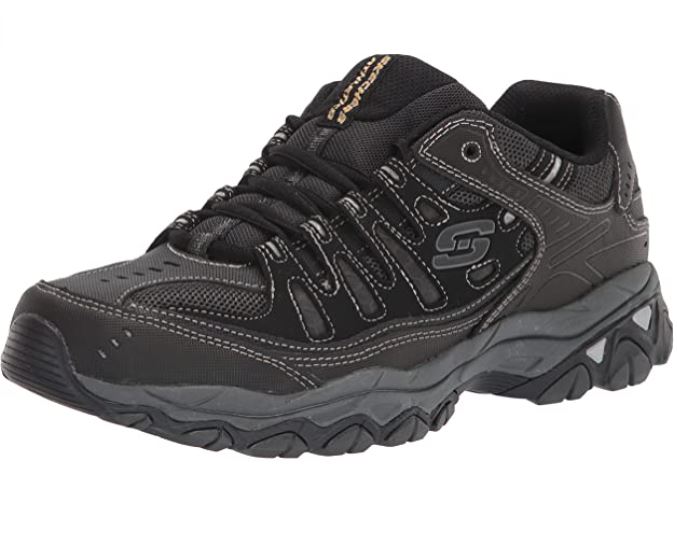 asesinato oleada abortar Skechers Afterburn Smooth Leather Men's Walking Shoes