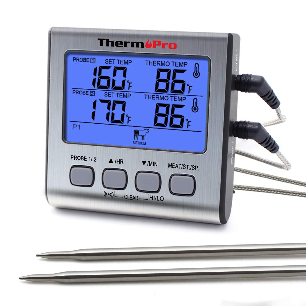 ThermoPro TP03A Digital Food Cooking Thermometer Instant Read Meat  Thermometer for Kitchen BBQ Grill Smoker