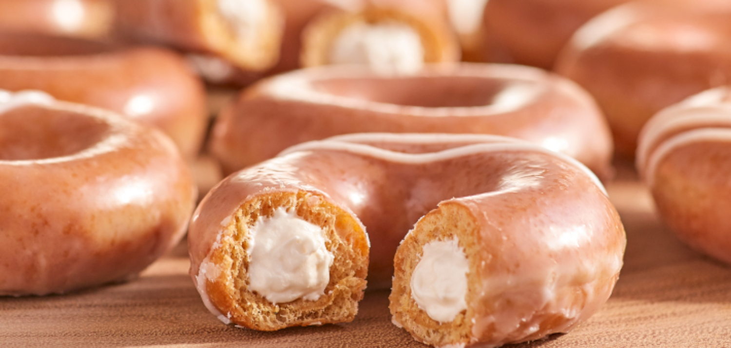 How you can get a free pumpkin spice original filled cheesecake doughnut at Krispy Kreme