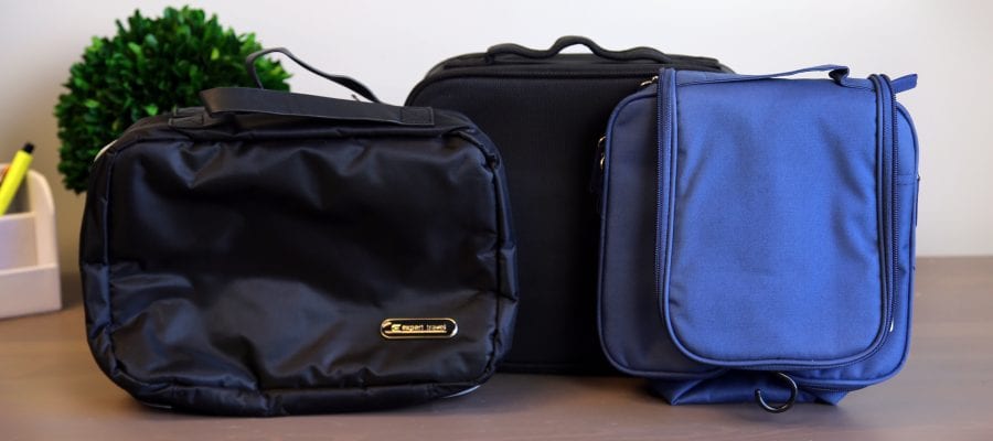 komalc leather toiletry bag