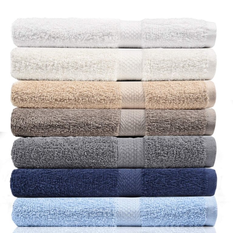 Utopia Towels All-Natural Anti-Fraying Bath Towels, 8-Piece