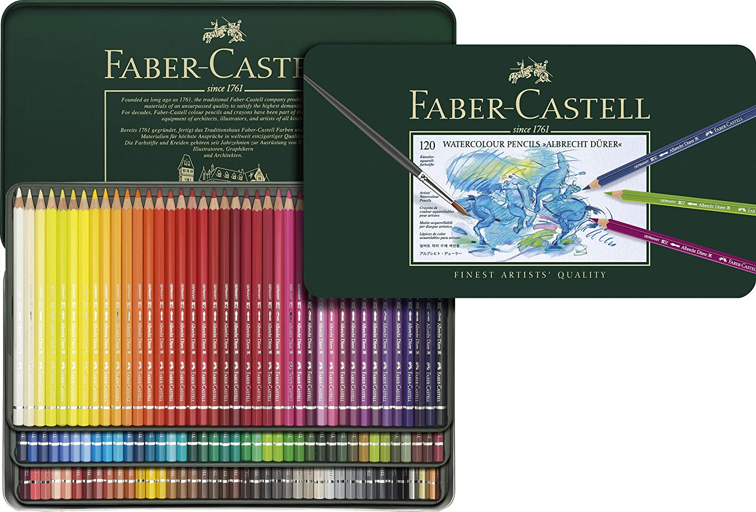 Faber Castell Watercolor Pencil Set 120 Ct
