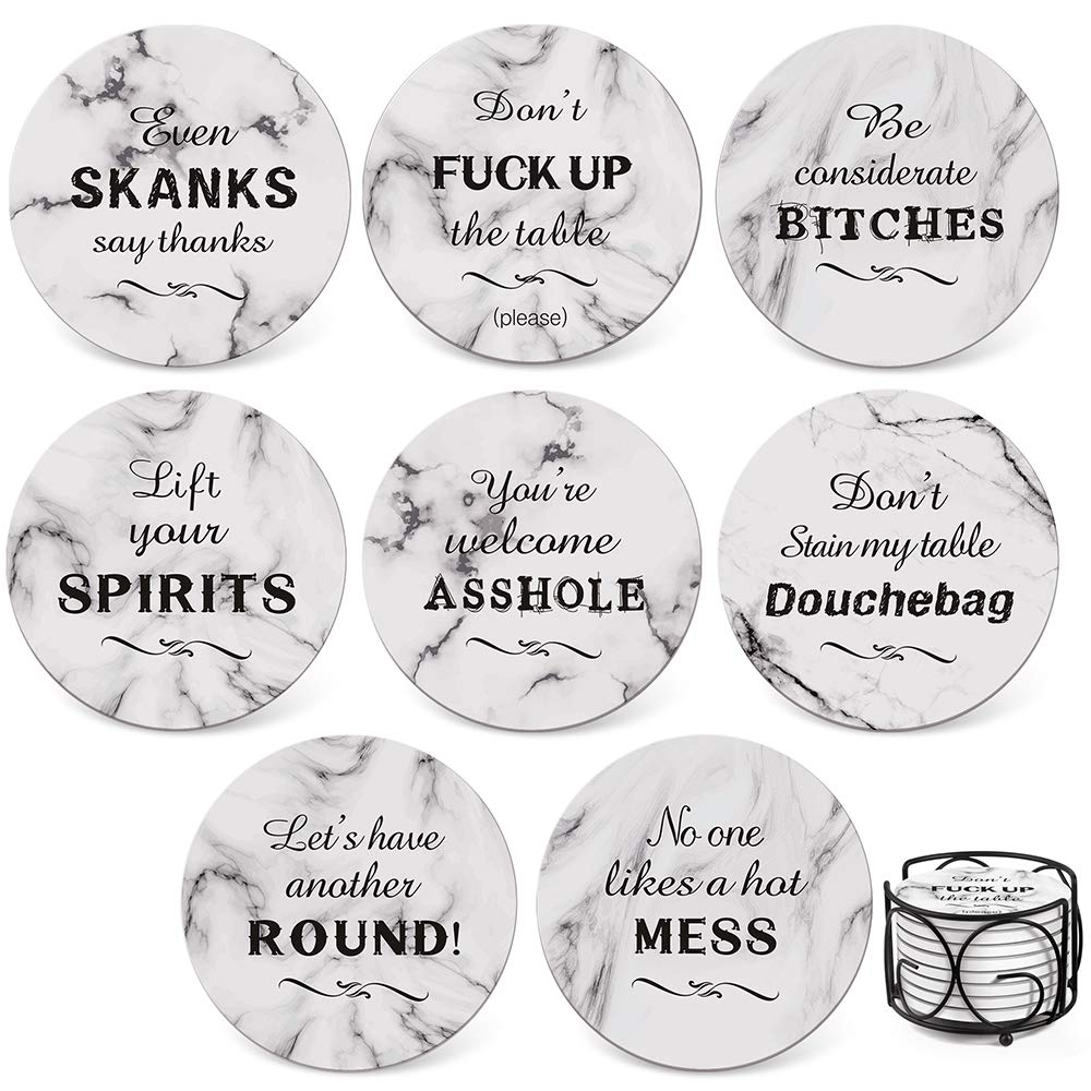 rubber coasters for drinks