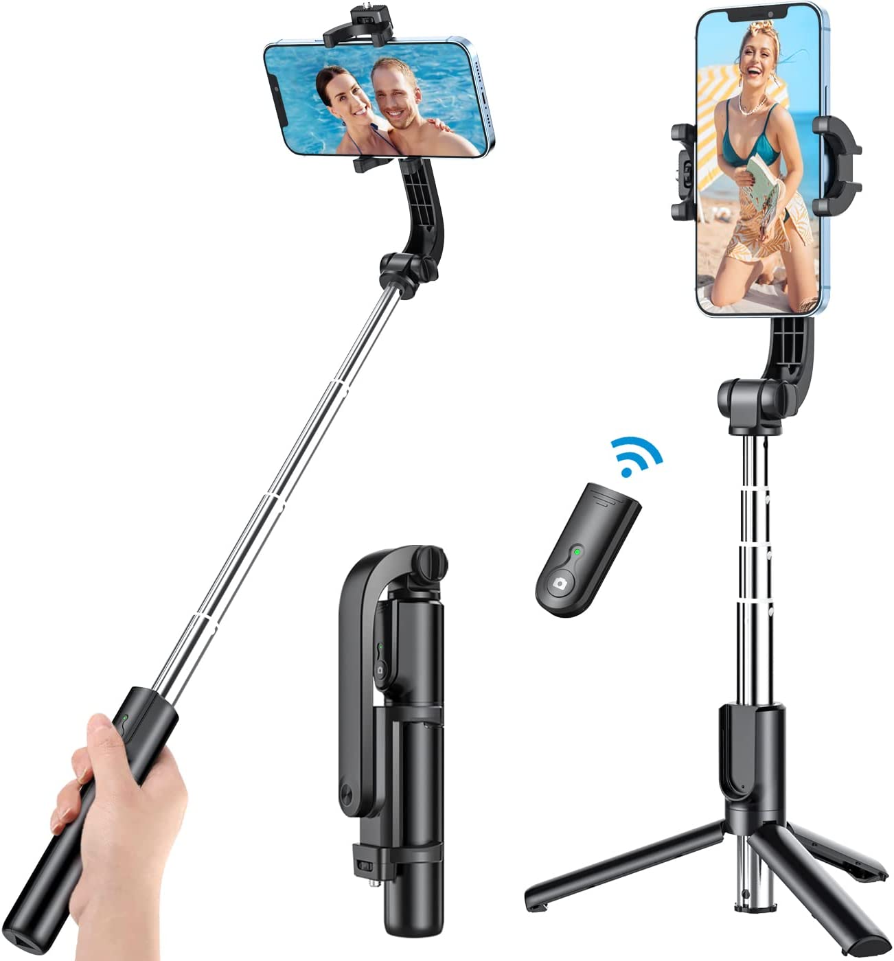 Toneelschrijver globaal Smelten Yoozon Bluetooth Remote Shutter Selfie Stick, 25-Inch