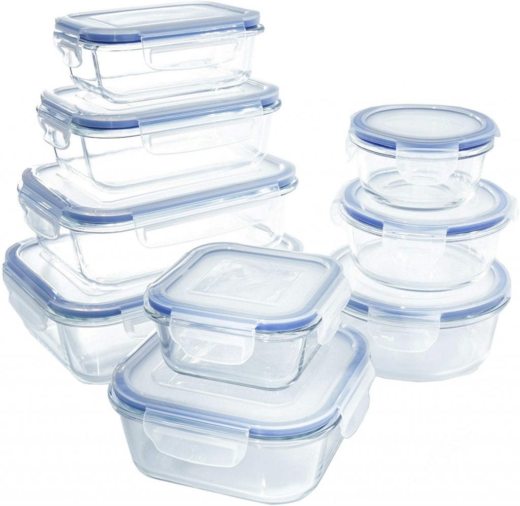 Rubbermaid Microwave-Safe Plastic Tupperware Set, 12-Piece