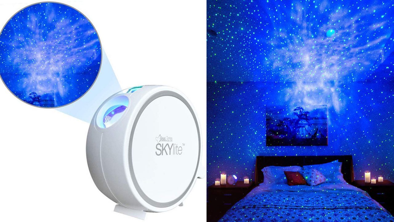 This Night Light That Projects Stars Onto Your Bedroom