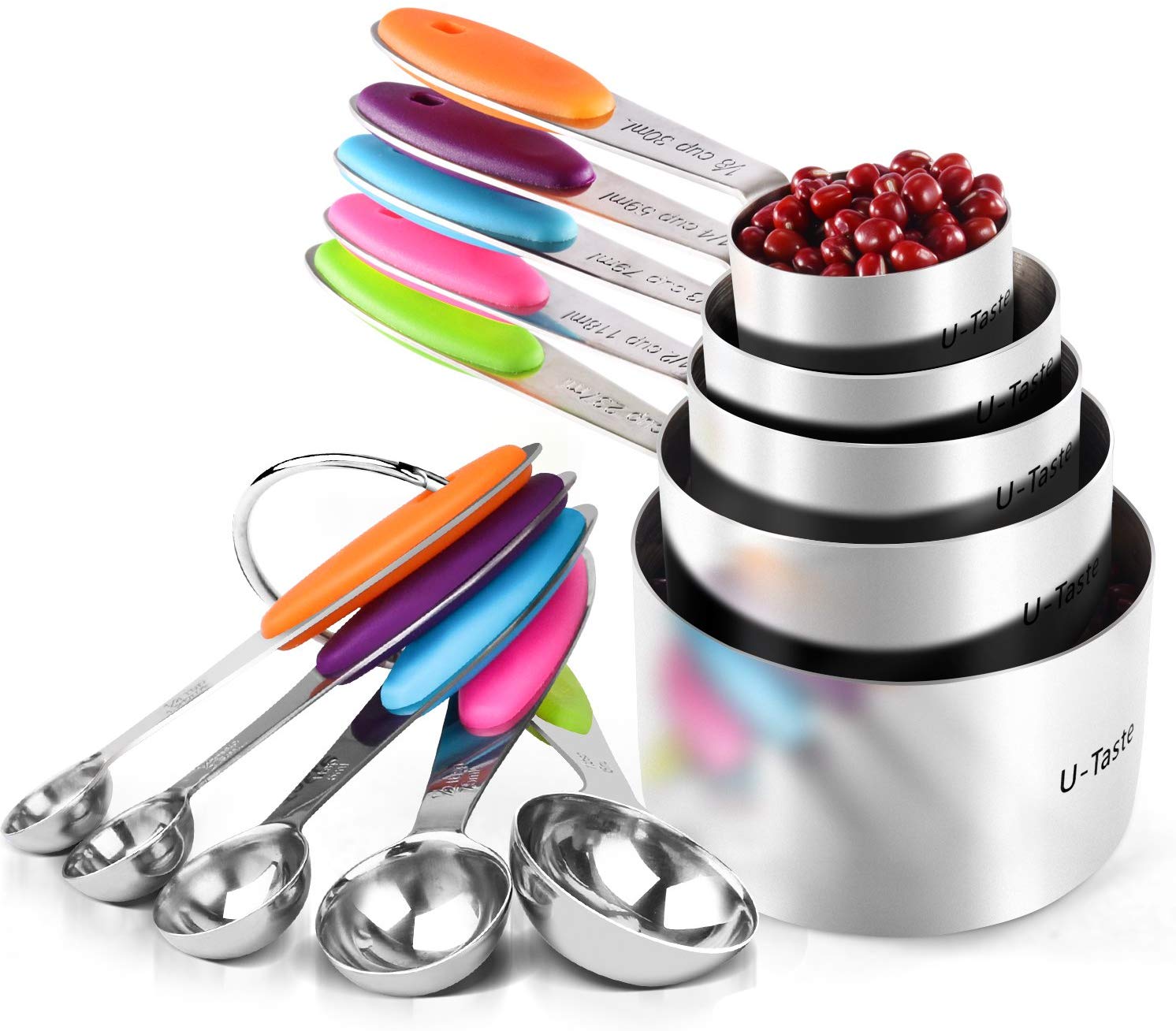Heavy Duty Stainless Steel Metal Measuring Spoons (Set of 6 Including –  Spring Chef