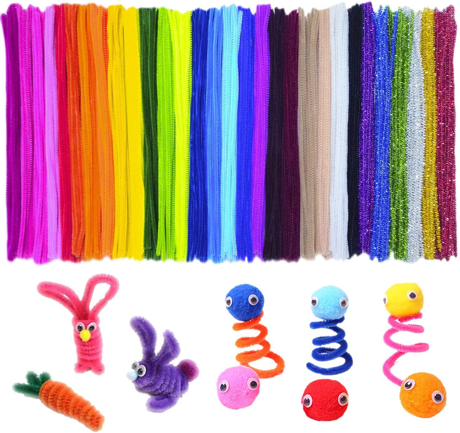 zees products Sculpture Pipe Cleaners, 1000-Count