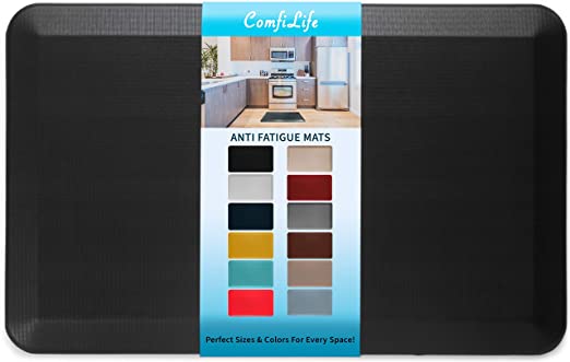 Sky Solutions Anti Fatigue Mat - Cushioned 3/4 Inch Comfort Floor Mats for  Kitchen, Office & Garage (20 in x 39 in - Chocolate Brown) 