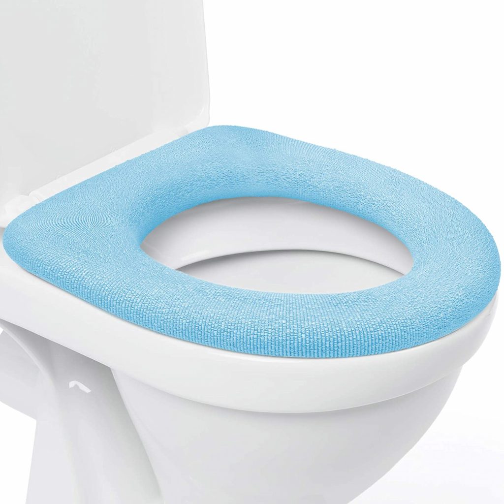 Relyo Thick Flushable Toilet Seat Covers, 50-Pack