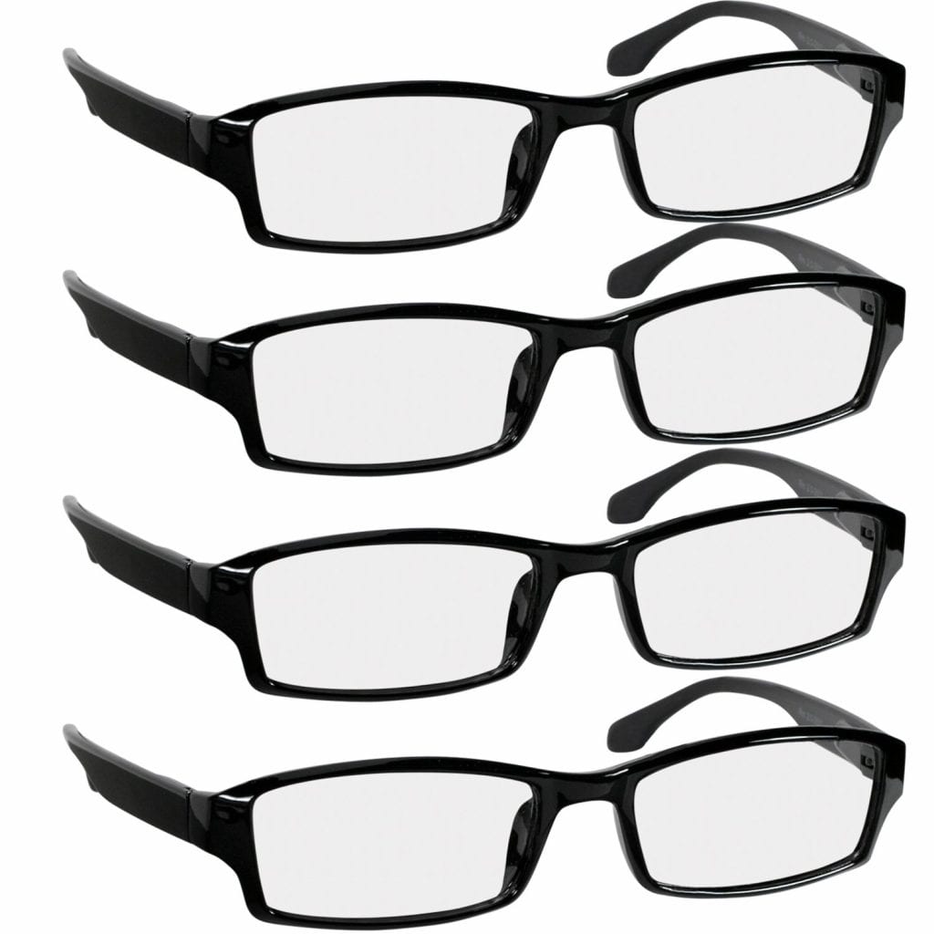 Gaoye Blue Light Blocking Spring Hinge Reading Glasses 5 Pack 