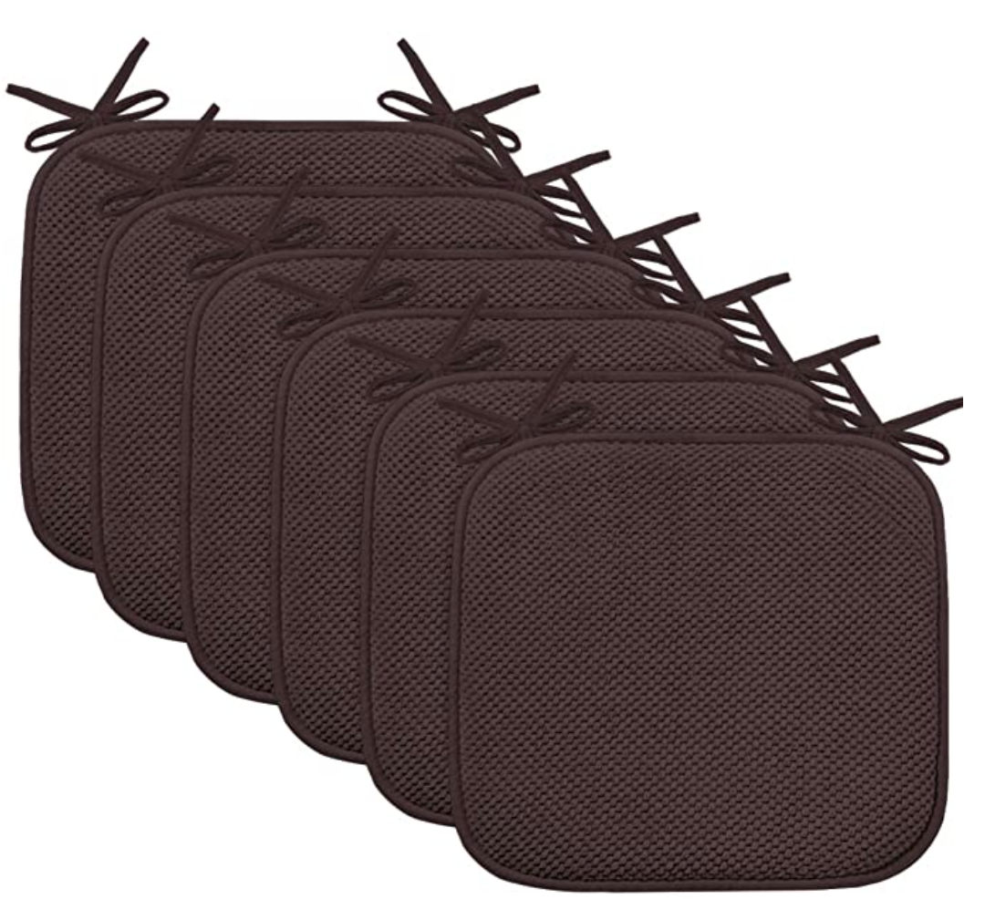 Gorilla Grip  Memory Foam Tufted Chair Cushions