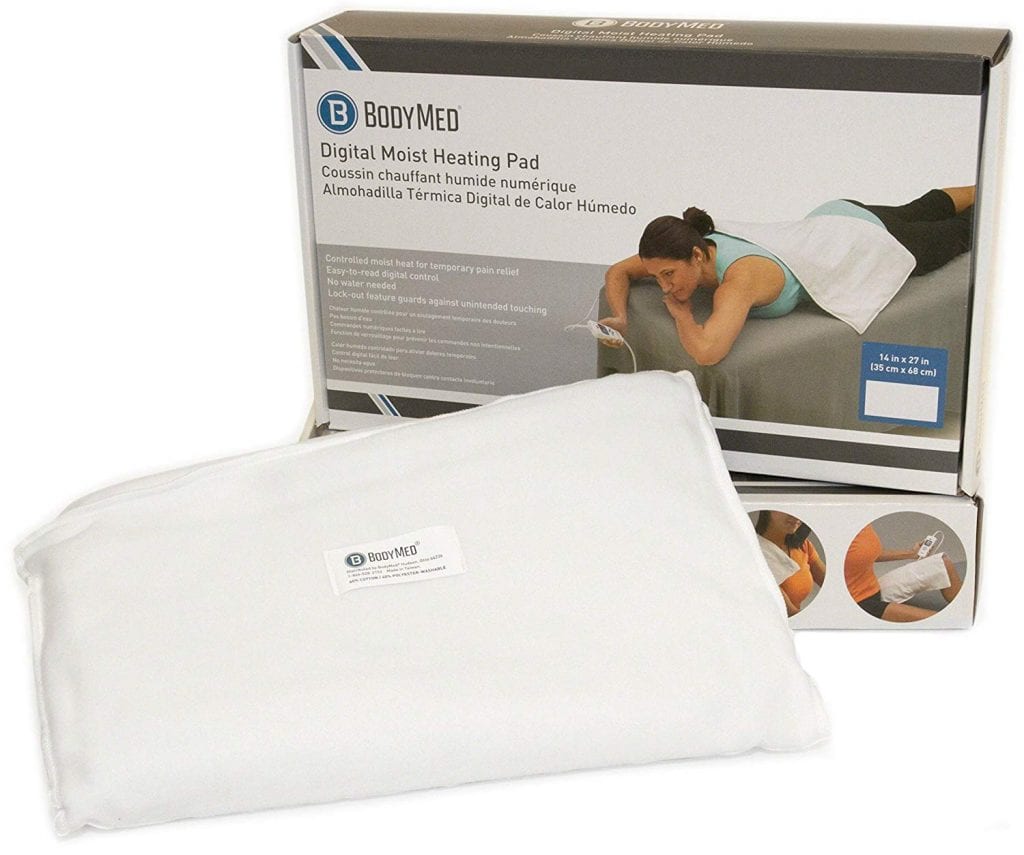 BodyMed Digital Moist Heating Pad, 14x27-Inch