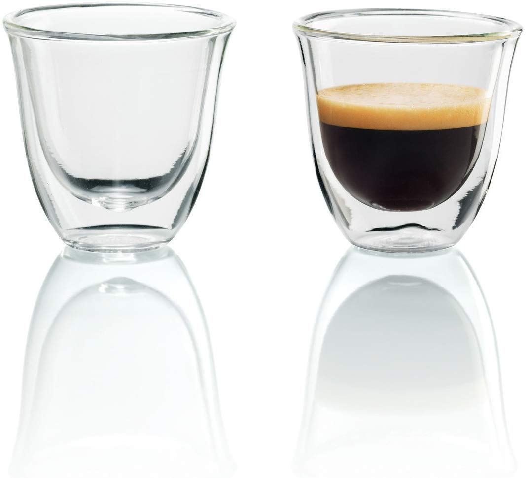 Kitchables Espresso Cups Shot Glass Coffee Set of 4 - Double Wall Thermo  Insulated