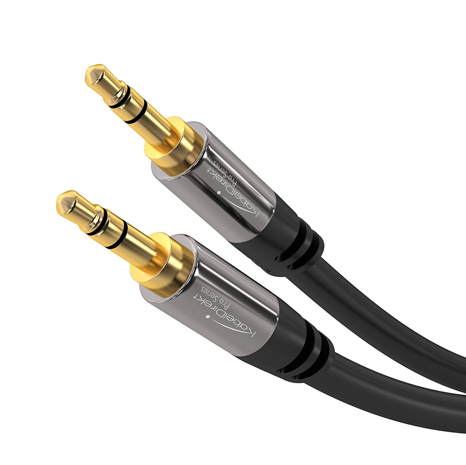 KabelDirekt 3.5mm Unbreakable Stereo Audio AUX Cable, 25-Foot