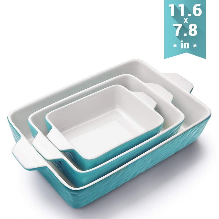 Sweejar Ceramic Bakeware Set, 3-Piece