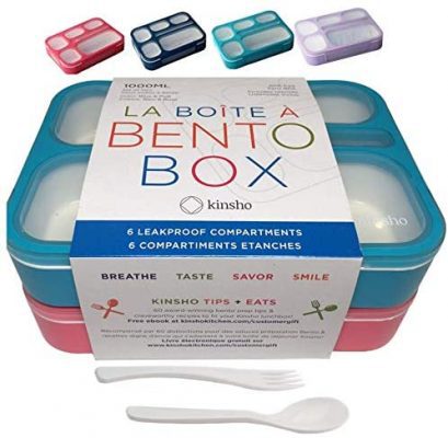 LOVINA Plastic Dishwasher-Safe Bento Box