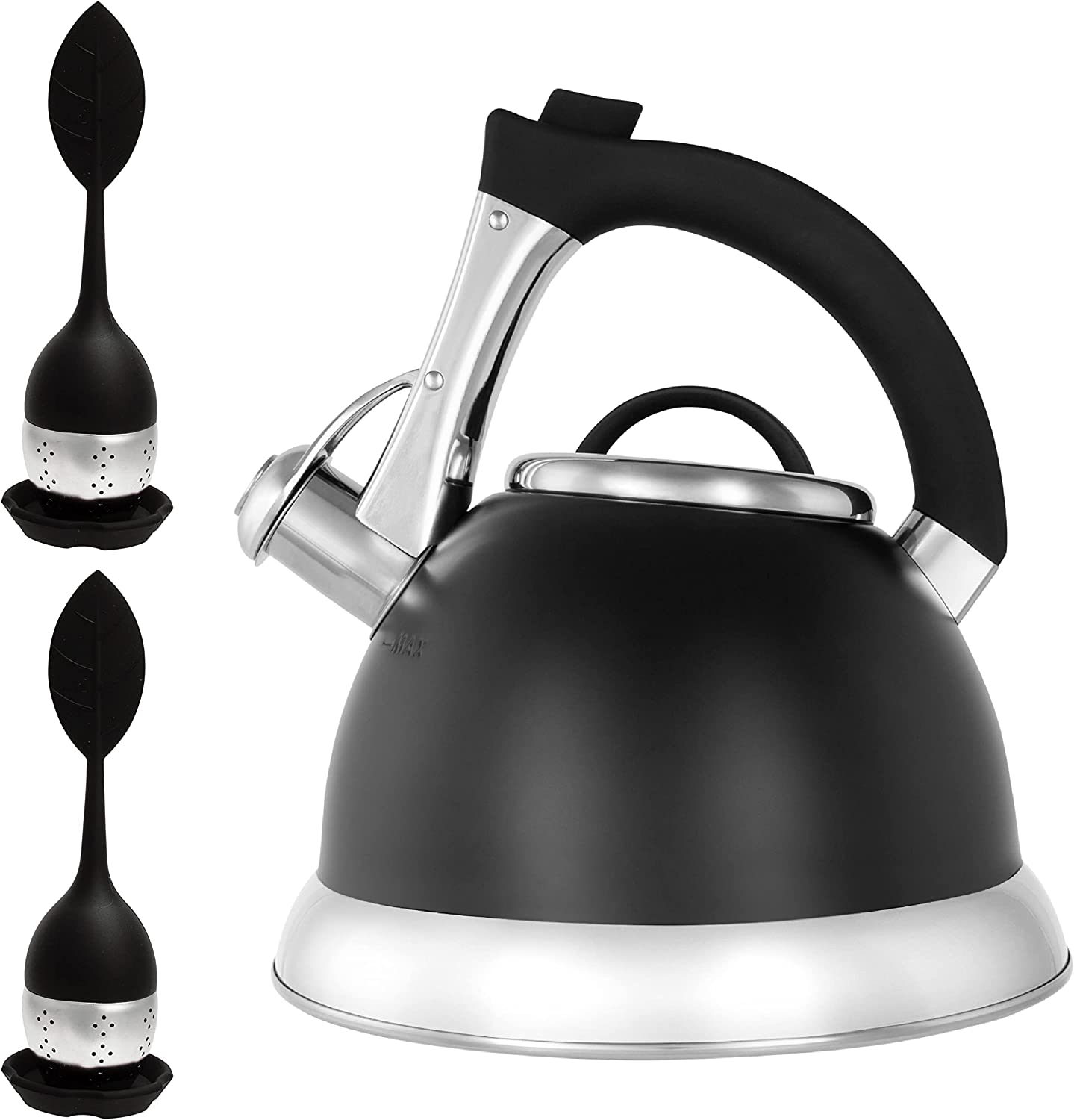 Precision Trading PTK5156 Stainless Steel Electric Tea Kettle- Black &  Silver, 1 - Fry's Food Stores