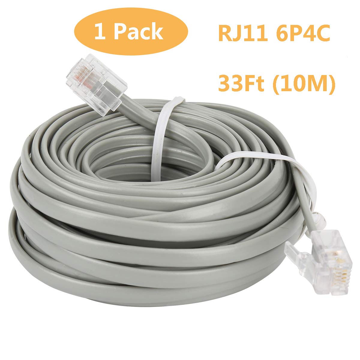 uvitaltelephonelandlineextensioncablecord33fttelephoneextensioncord