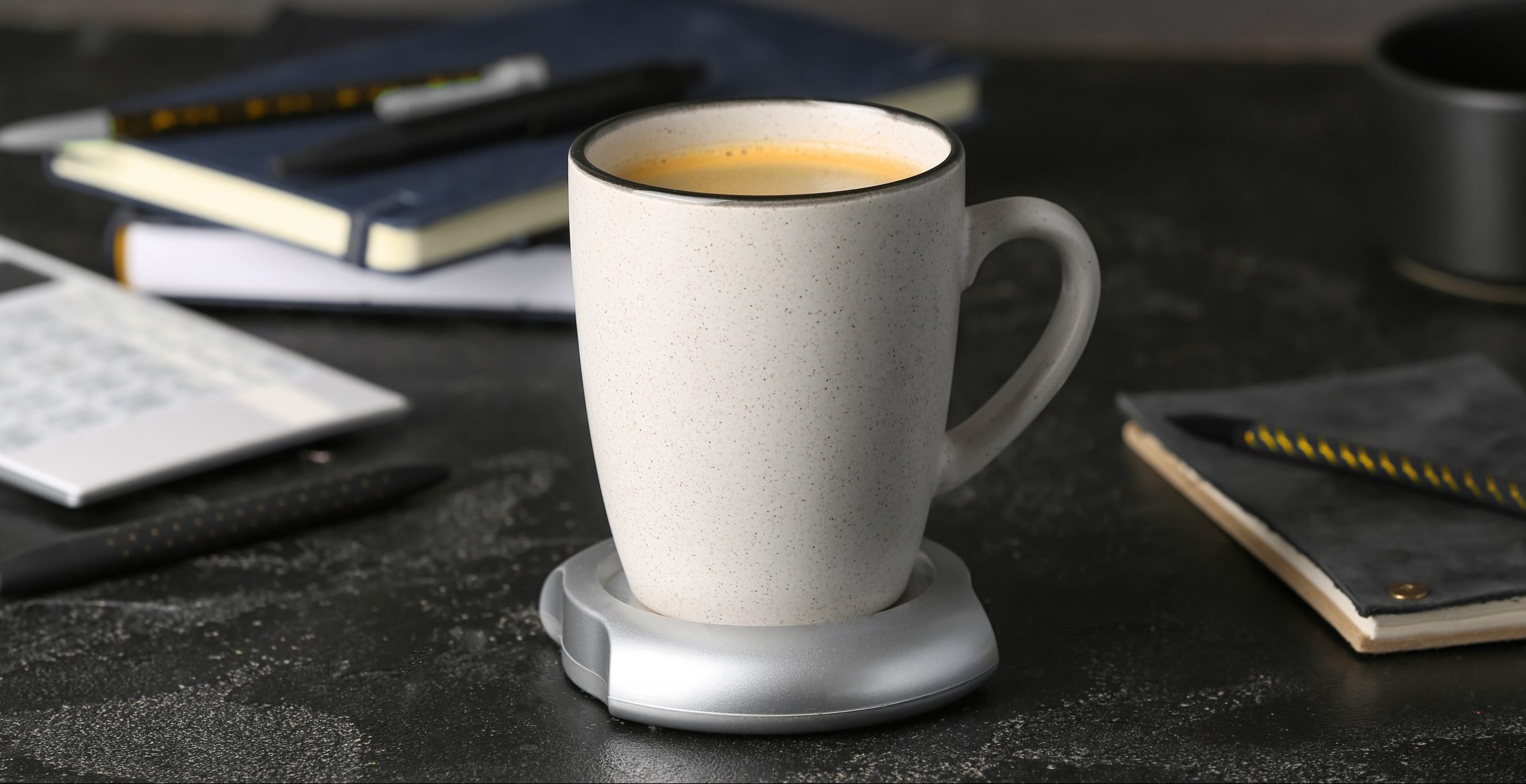 VOBAGA Coffee Mug Warmer, Electric Warmer for Desk with Auto Deep Blue