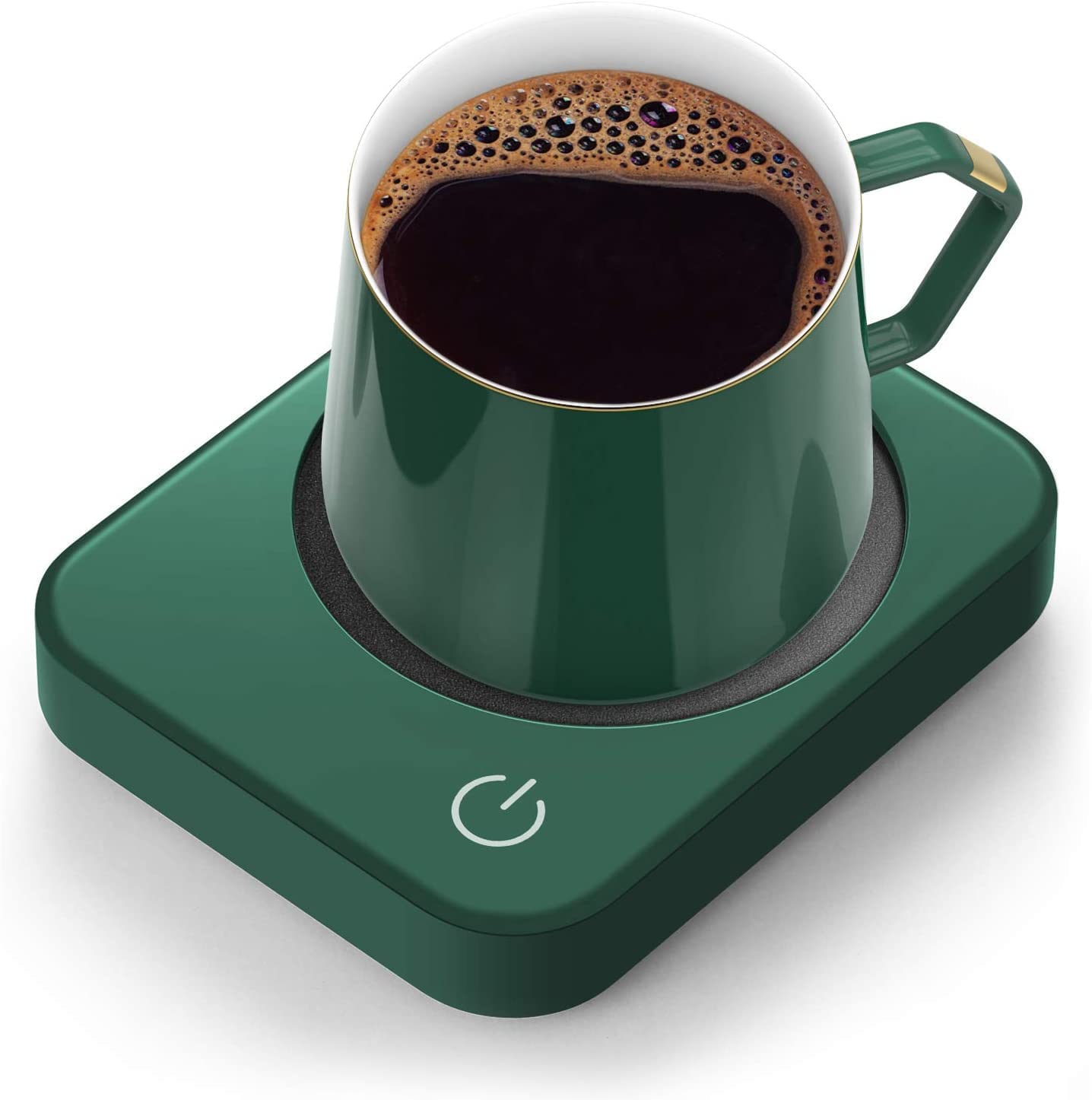 NiceLucky Coffee Mug HEATER Temperature Control On/Off Glass Top