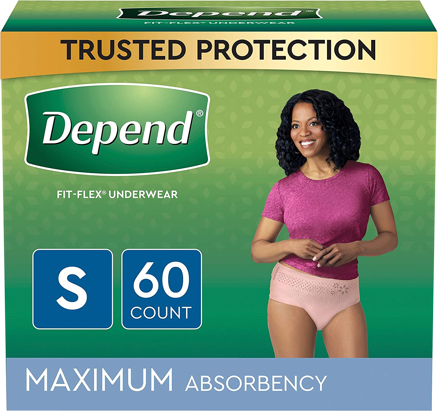  Always Discreet Adult Incontinence & Postpartum Underwear For  Women, Classic Cut, Size Large, Maximum Absorbency, Disposable, 17 Count :  Health & Household