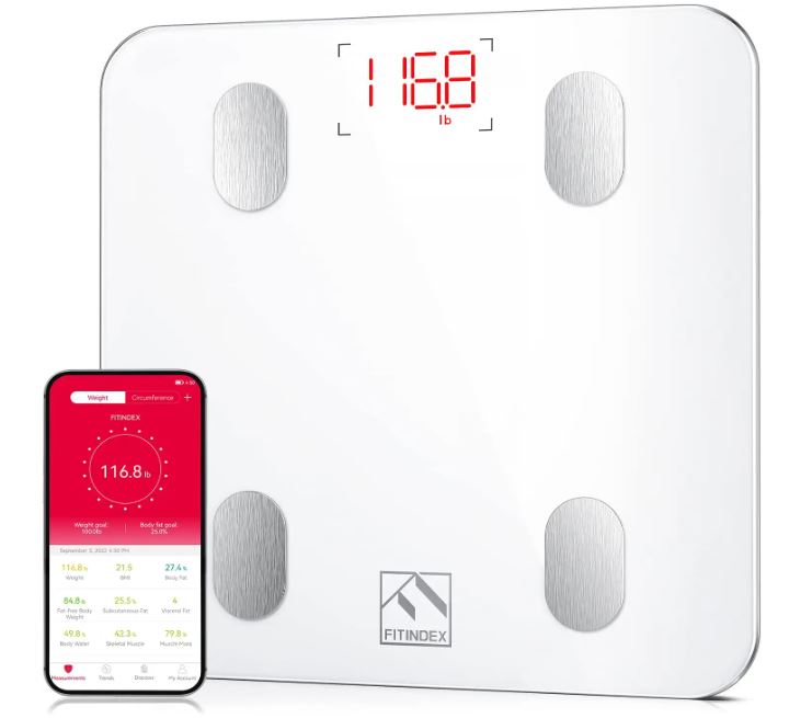 WGGE Bluetooth Body Fat Scale, Smart Digital Bathroom Weight Scale Highly  Accurate with BMI, Body Fat, Body Composition Analyzer with Bluetooth  Connect to Smartphone APP, Max: 400 Pounds /180 kg