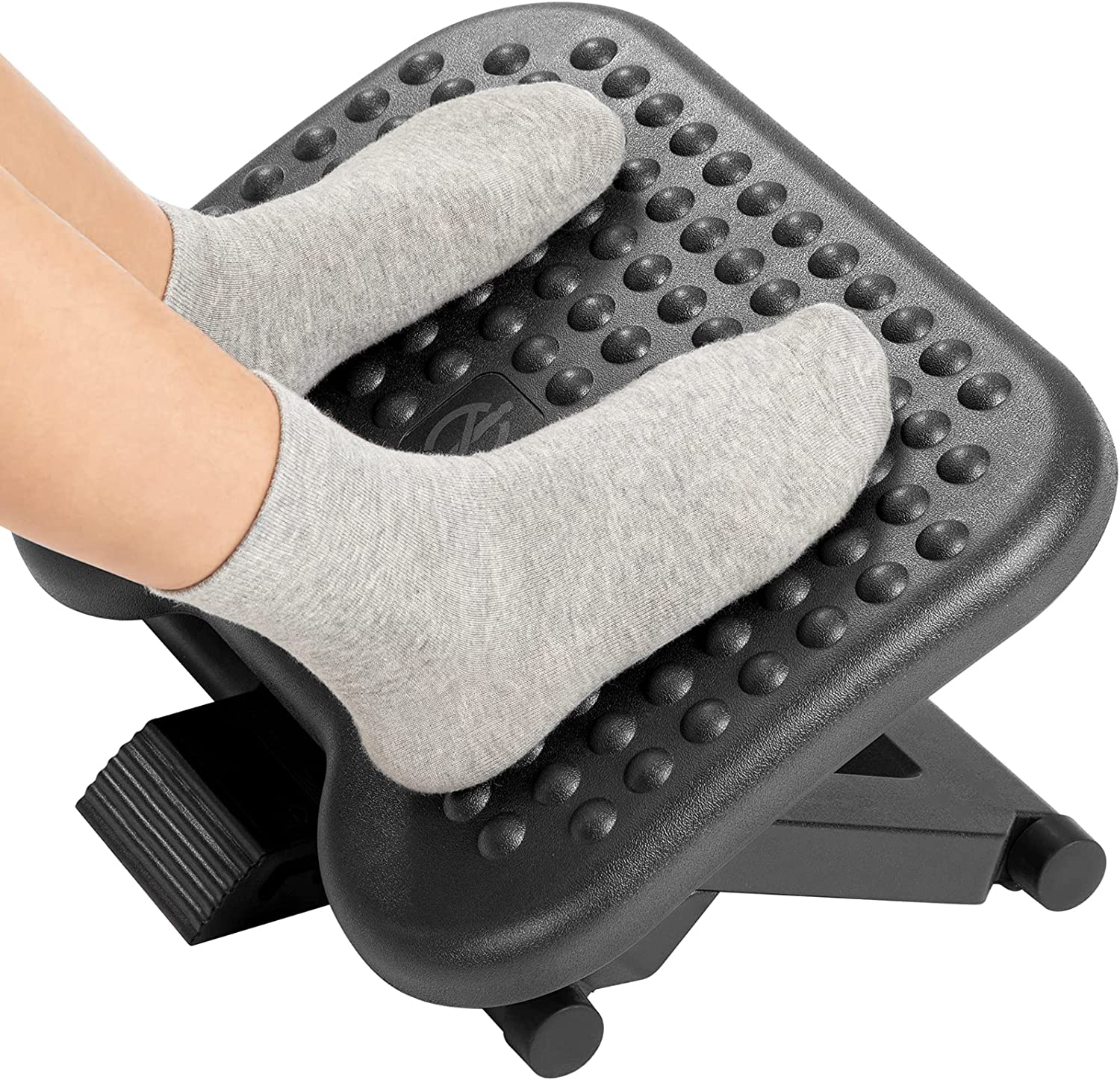 SMAGREHO Portable Adjustable Mini Office Foot Rest Stand Desk Foot