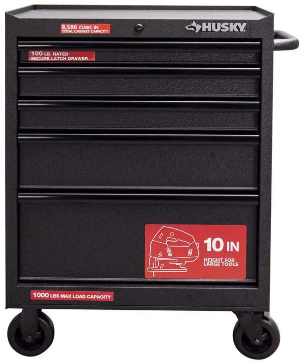 Yoo 5-Drawers Tool Chest with Wheels,Rolling Tool Box with Drawers,Large  Capacity Mobile Tool Chests ＆ Cabinets,Tool Boxes with Sliding Metal  Drawers