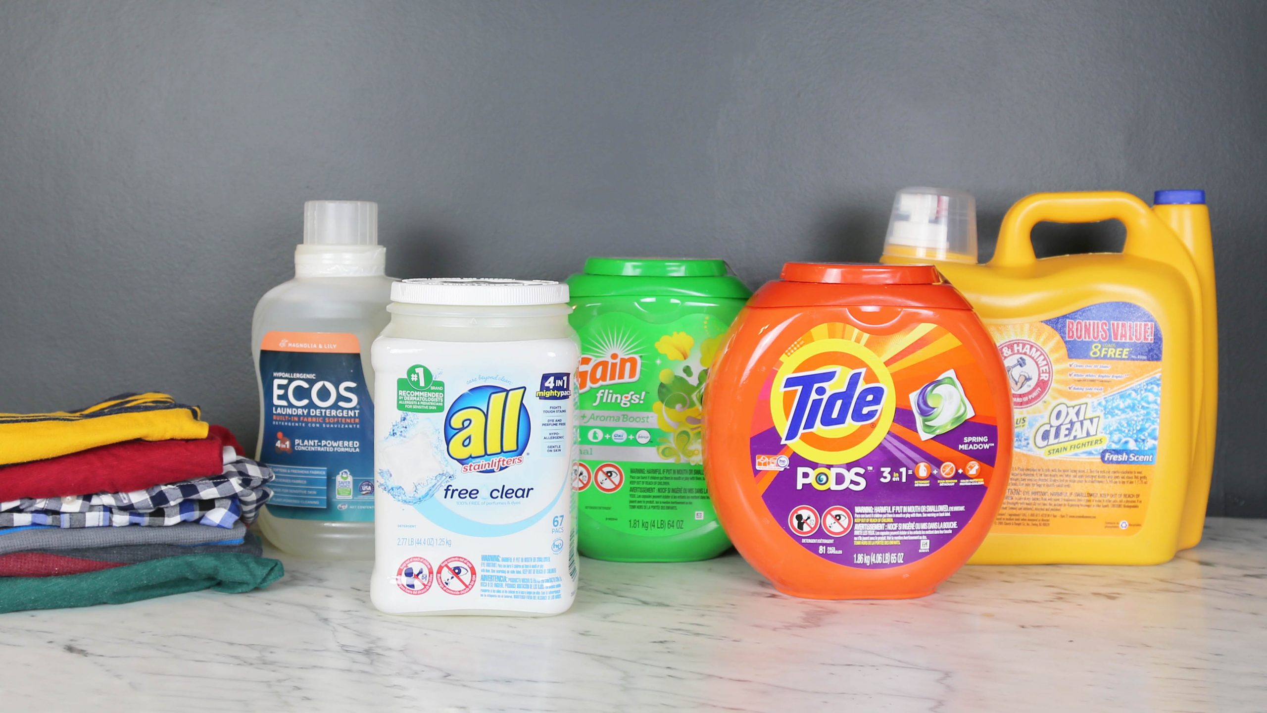 5 best laundry detergents