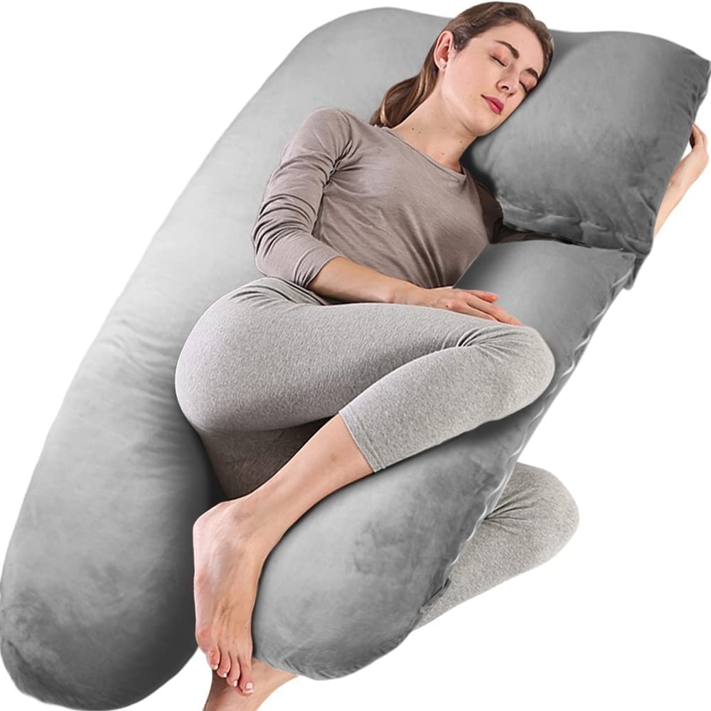 Classic U-Shaped Maternity Pillow – Queen Rose