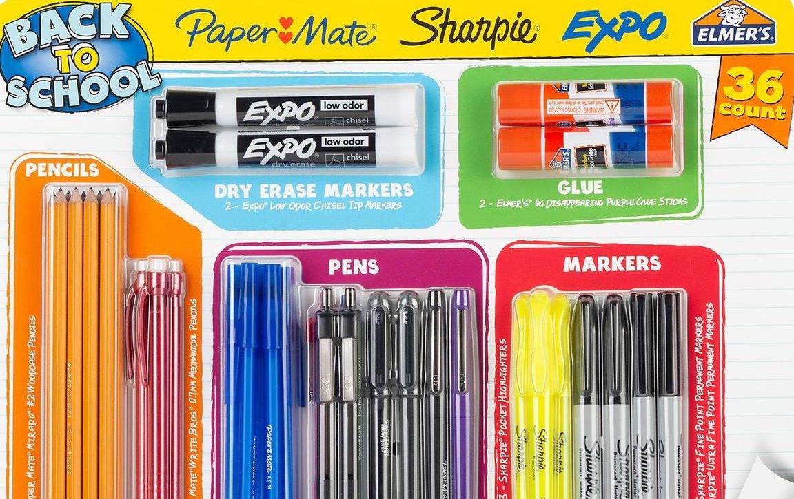 36-piece school supply kit is just $9.98