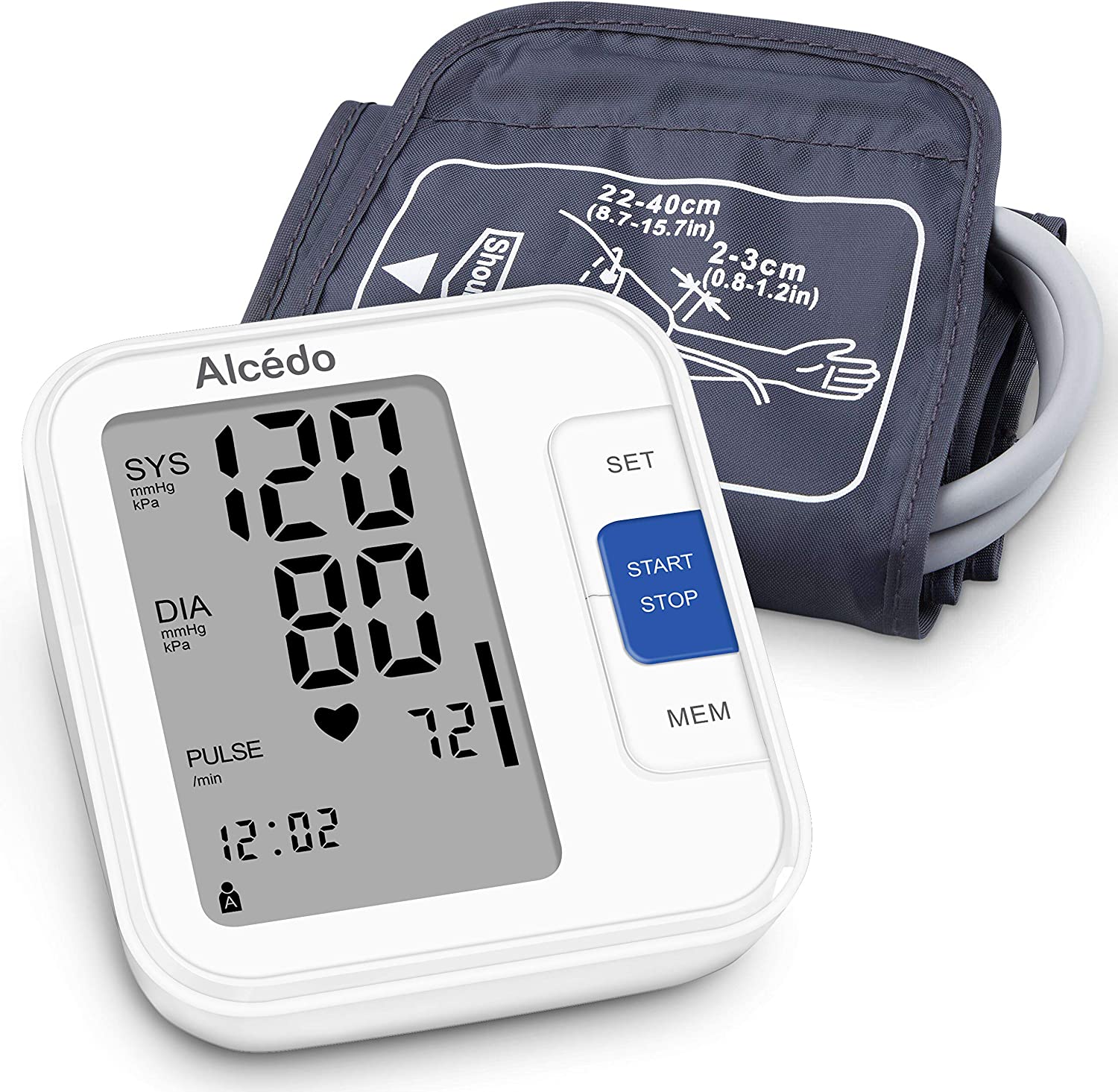  IPROVEN BPM-417 - Blood Pressure Monitor Wrist for Home Use -  Digital Heart Rate & Large Blood Pressure Wrist Cuff - Real Time BP Reading  with Wrist Guide Indicator - Movement