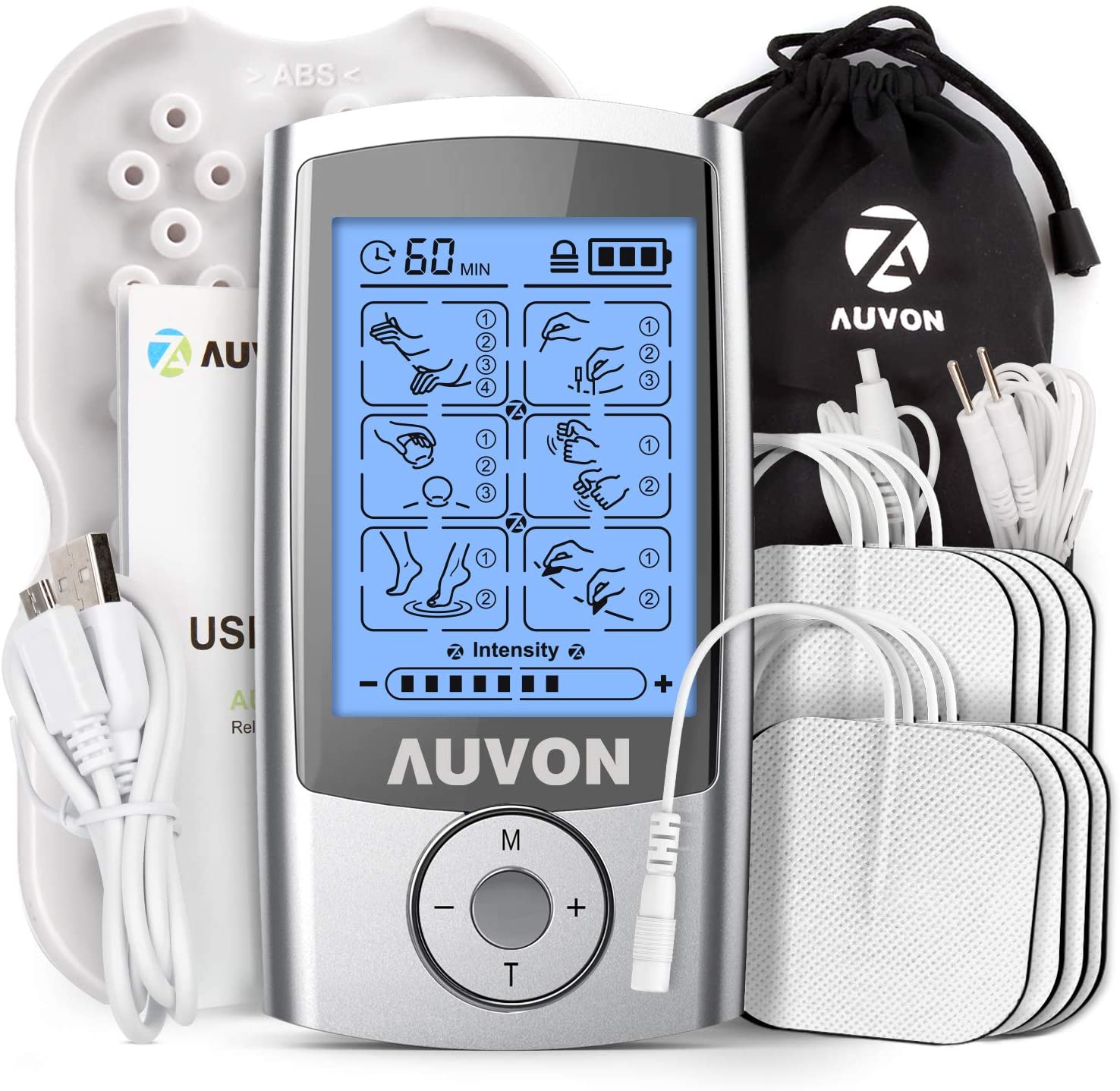 Tens Unit Muscle Stimulator, 8 Modes 15 Levels Of Strength Tens Machine  With Premium Electrode Pads - Temu Greece