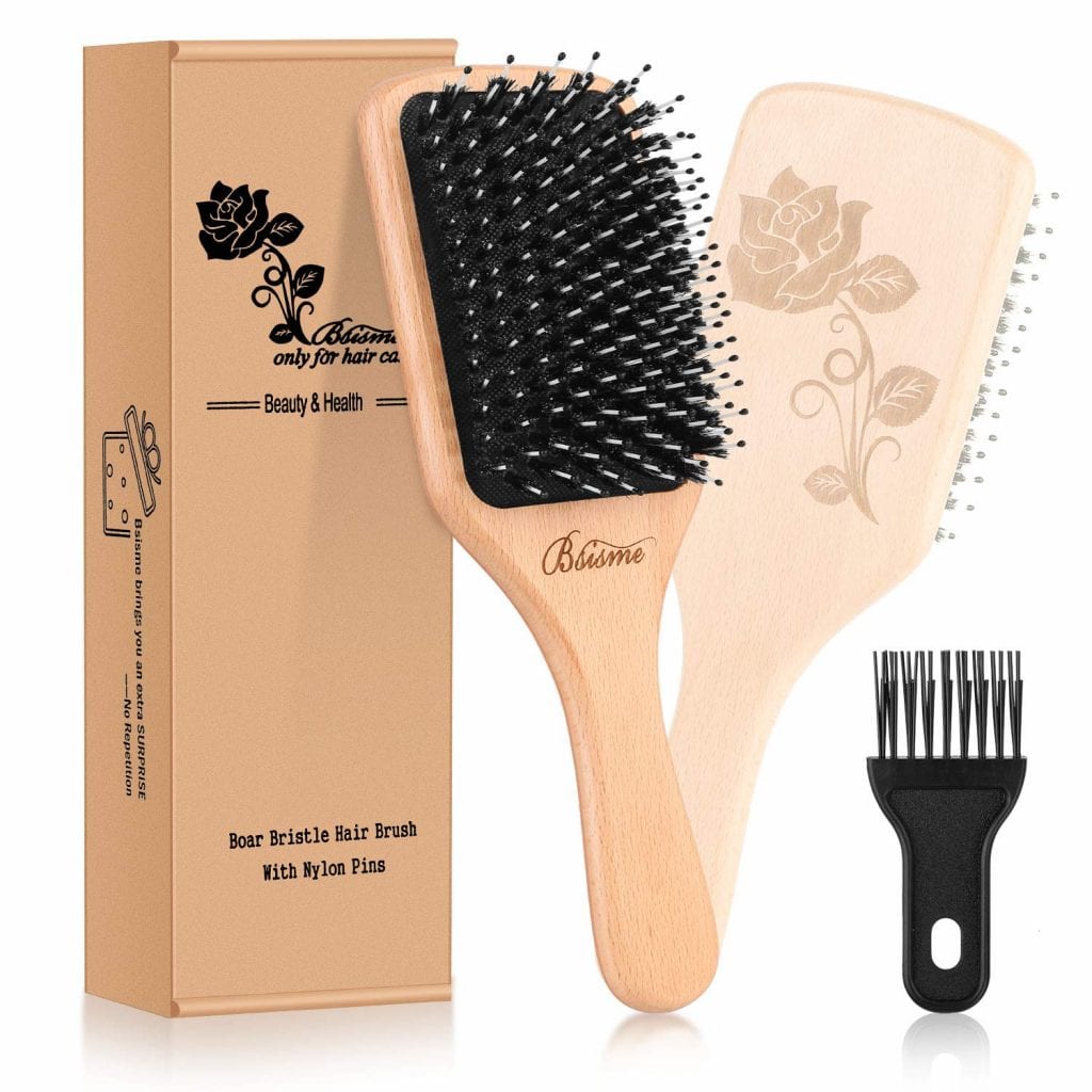 Belula Boar Bristle Hair Brush & Comb Set