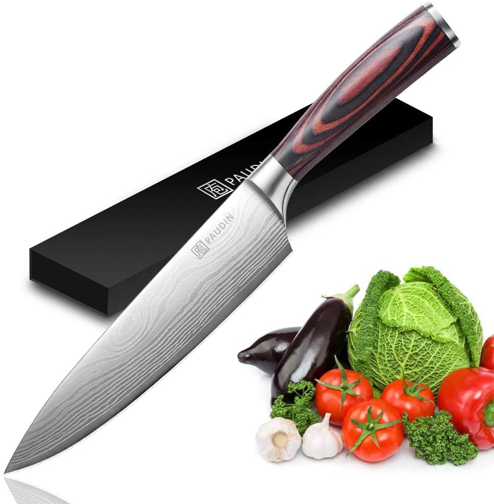Paudin Pro Kitchen N1 Chefs Knife 8 Inch Paudin Knife 