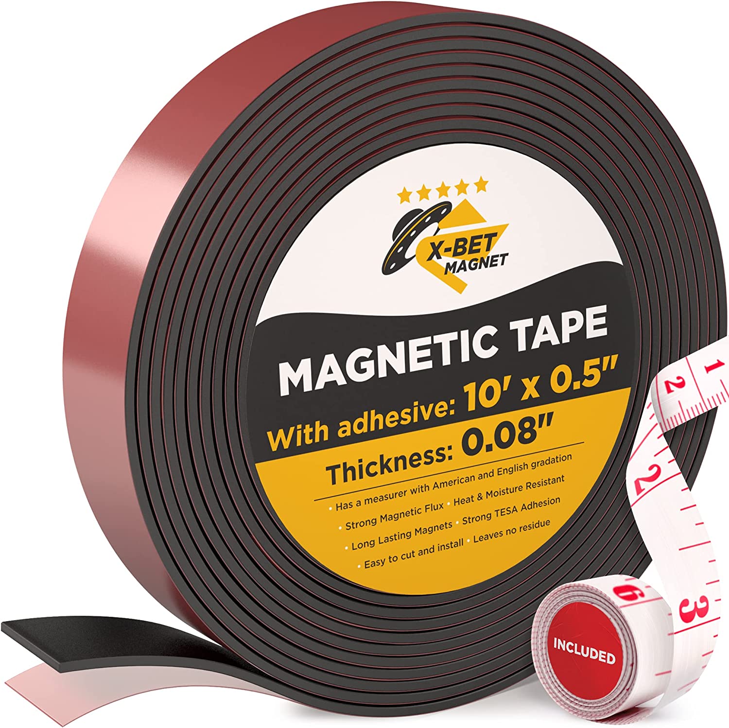 Best Deal for GAUDER Magnetic Strips with Adhesive Backing (12