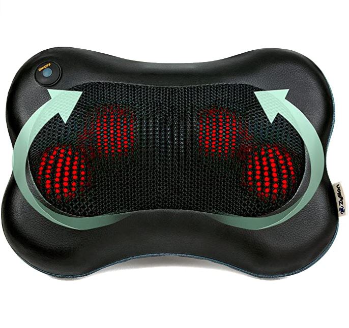 Papillon Back Massager with Heat,Shiatsu Back and Neck Massager with Deep  Tissue Kneading,Electric Back Massage Pillow for Back,Neck,Shoulders,Legs,  Foot,Body Muscle Pain Relief,Use at Home,Car,Office 