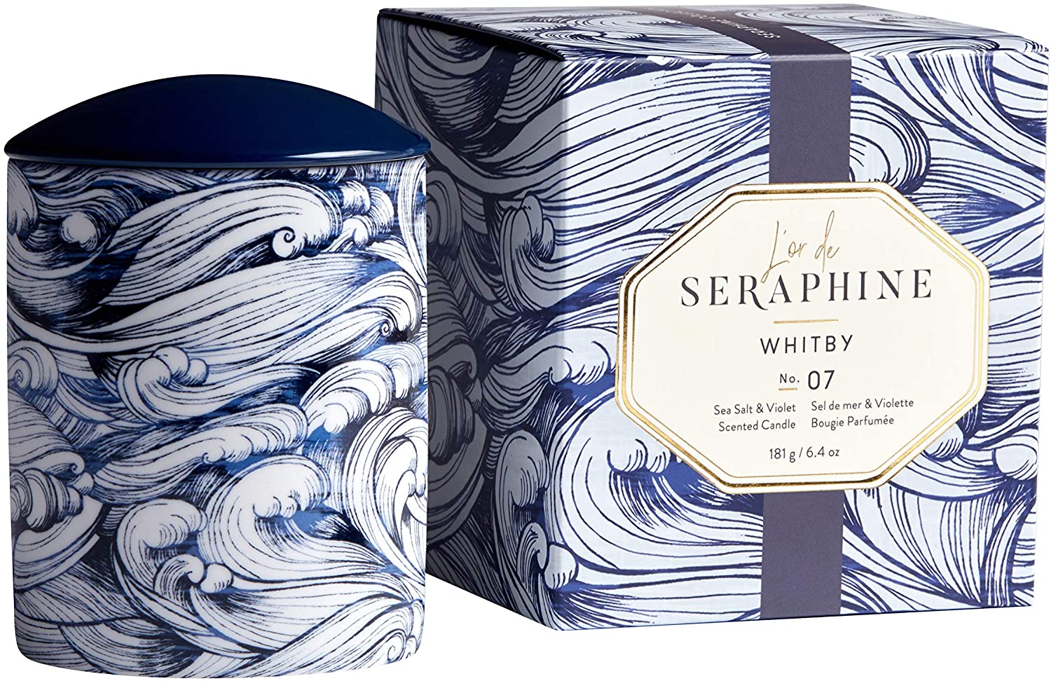 L'or de Seraphine No. 07 Scented Candle Whitby Ceramic Jar